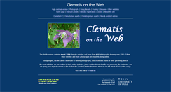 Desktop Screenshot of clematis.hull.ac.uk